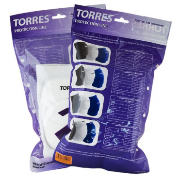 Наколенники спортивные "TORRES Light", черный,р.XL, арт.PRL11019XL-02, нейлон, ЭВА XL TORRES PRL11019XL-02